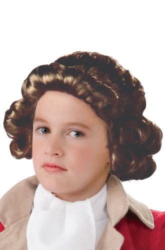 Child Colonial Boy Wig (Brown)