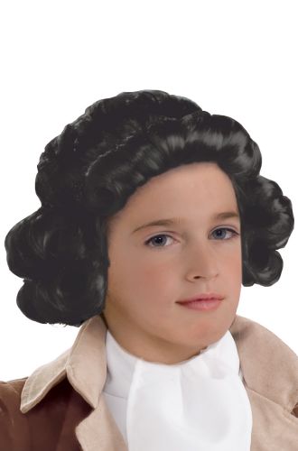 Child Colonial Boy Wig (Black)