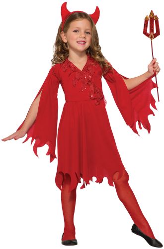 Delightful Devil Girl Child Costume (Small)