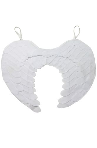 23-Inch Non-Feathered Wings (White)