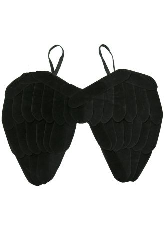 18-Inch Non-Feathered Wings (Black)
