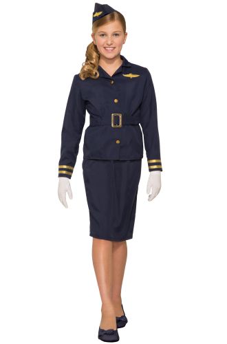 Stewardess Child Costume (Small)
