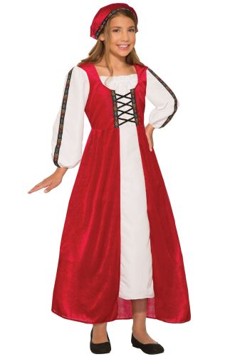 Renaissance Faire Girl Child Costume (Large)