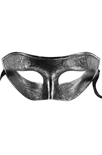 Harlequin Half Mask (Silver)
