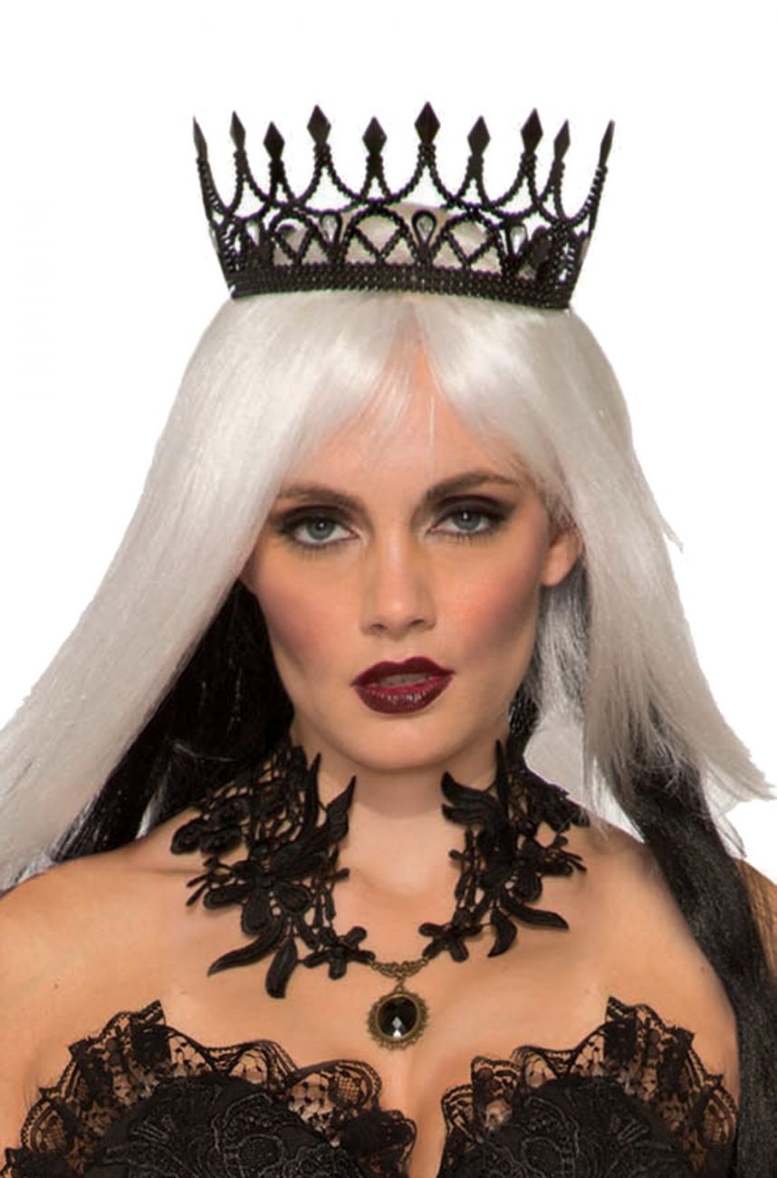 NEW Halloween   Halloween Dark Royalty Black Queen Crown 