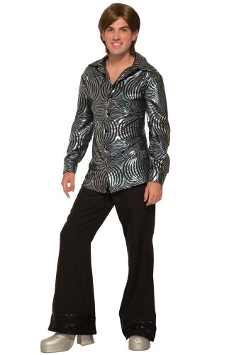 Boogie Down Disco Shirt Adult Costume