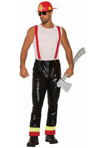 Hunky Firefighter Hero Adult Costume