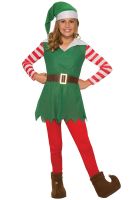 Santa's Helper Girl Child Costume (Small)