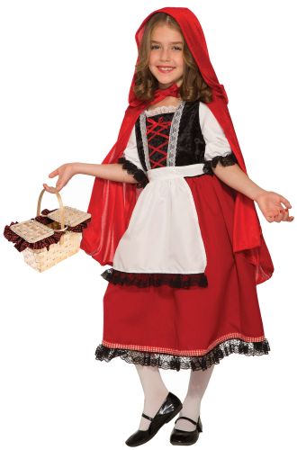 Pretty Red Riding Hood Deluxe Child Costume (Medium)