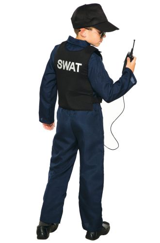 SWAT Jumpsuit Child Costume (Medium)