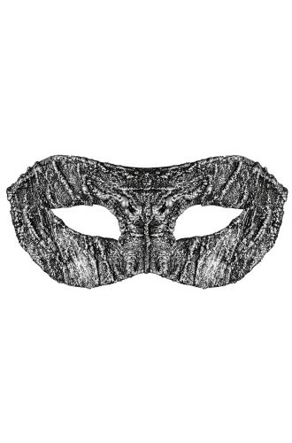 Textured Half Mask (Silver)