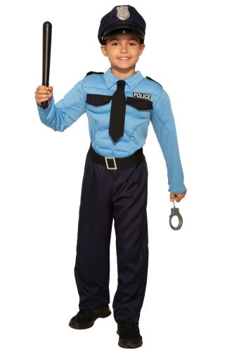 Police Hero Child Costume (Medium)