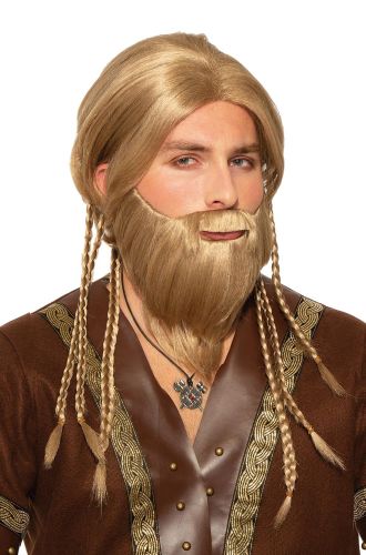 Viking Moustache & Beard Set