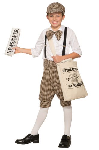 Newsboy Child Costume (Small)