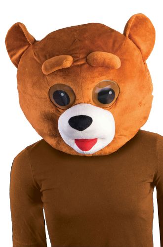 Brown Bear Mascot Mask