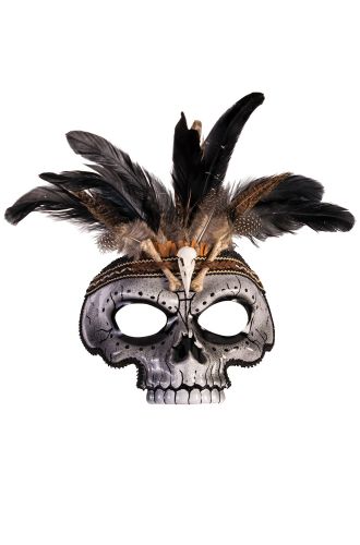 Male Skull Voodoo Mask