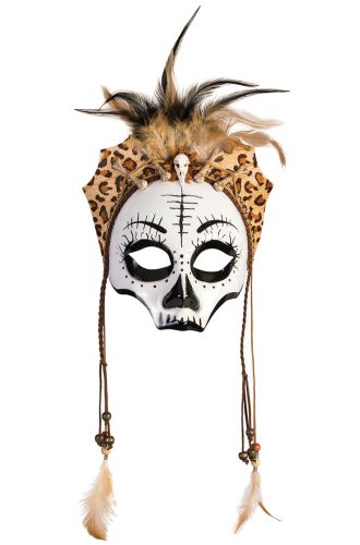 Female Skull Voodoo Mask