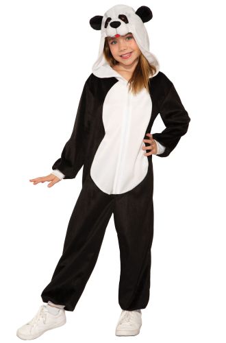 Hooded Panda Jumpsuit Child Costume (Medium)