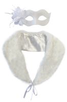 20's Flapper Stole and Mask Costume Kit