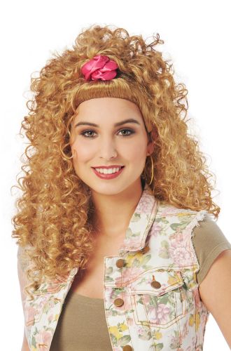 80's Scrunchie Sweetie Adult Wig