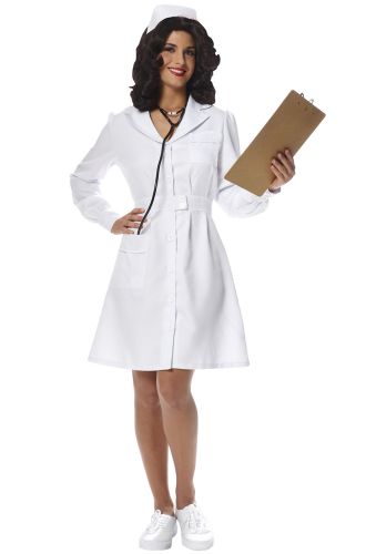 Retro Nurse Adult Costume