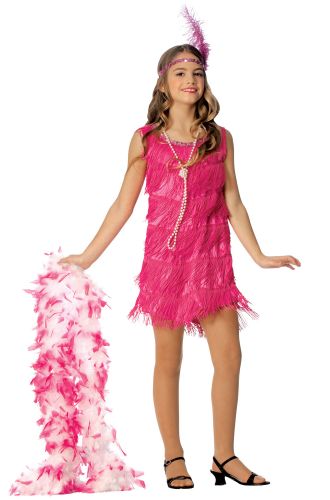 Hot Pink Flapper Child Costume