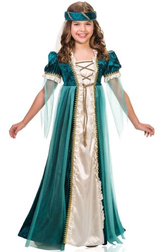 Emerald Juliet Child Costume