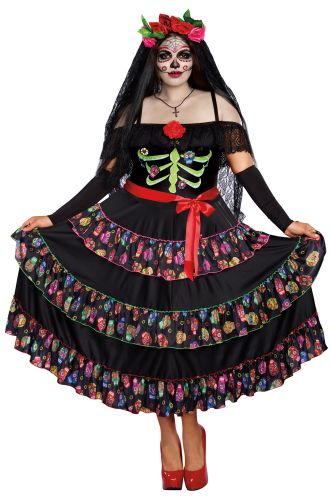 Lady of the Dead Plus Size Costume