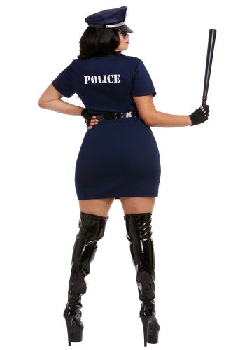 Officer Pat U. Down Plus Size Costume