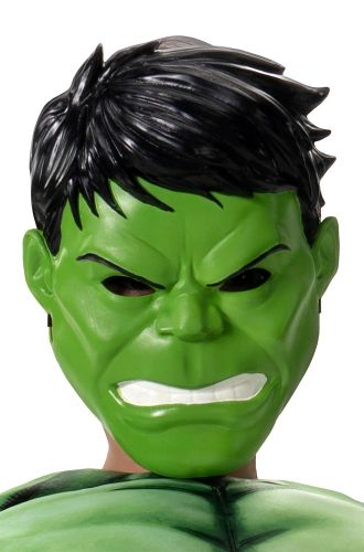 Hulk 1/2 Child Mask