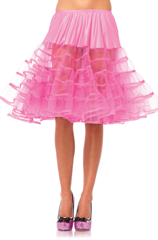 Knee-Length Petticoat Shimmer Organza Costume Accessory