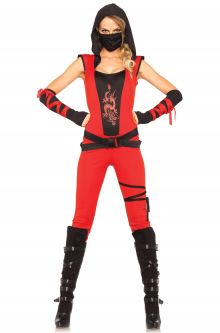 COVID-19-Appropriate costumes Ninja Assassin Adult Costume