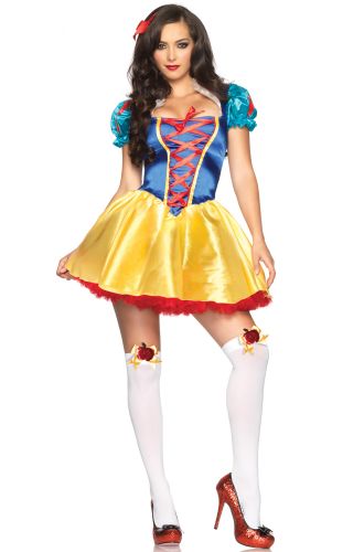 Películas Para Adultos Disney Princess Enchanting Snow White Deluxe Fancy Dress Costume