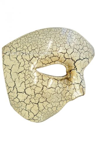 Shattered Phantom Venetian Mask (Ivory)