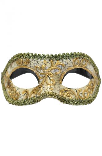 Baroque Dreams Opera Mask (Gold/Black)