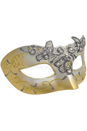 Lace Fairy Masquerade Mask (Gold)