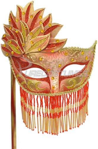 Bellisima Festa Mask (Red/Gold)