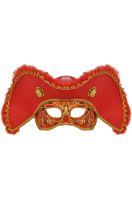 Male Pirate Mask (Red)