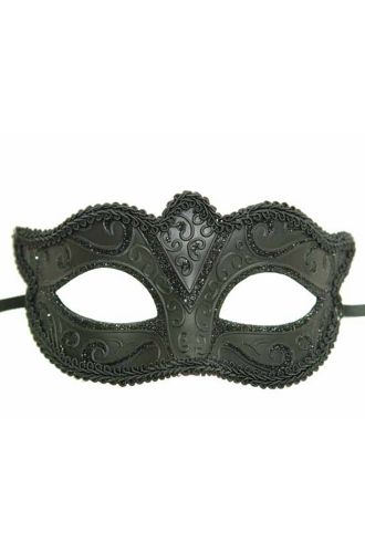 Duchess of Darkness Venetian Half Mask