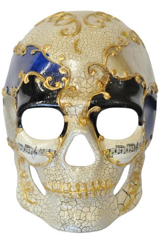 Musical Pieces Skull Mask (Blue)