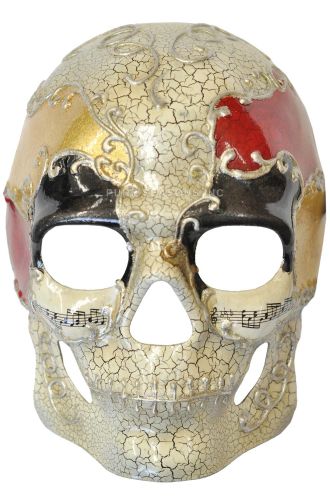 Musical Pieces Skull Mask (Red)