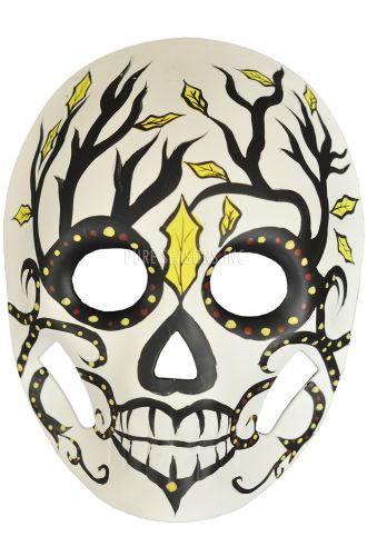 Calavera Masquerade Mask (Trees)