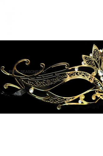 Golden Princess Venetian Mask (Gold)