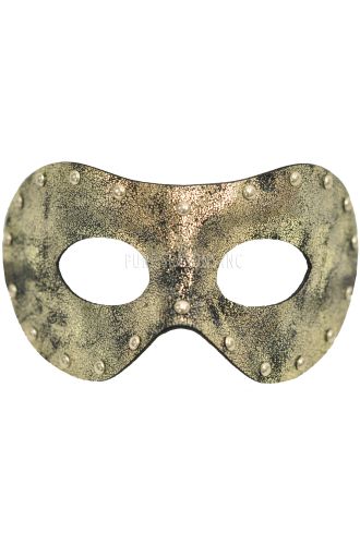 Studded Stranger Masquerade Mask (Silver)
