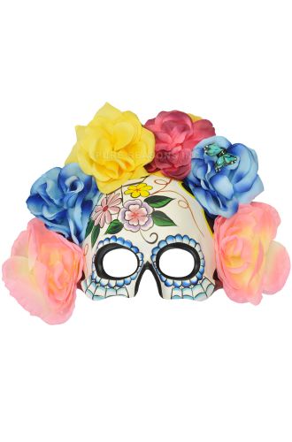 Ethereal Garden Day of the Dead Mask
