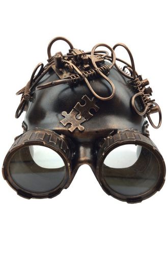Steampunk Goggles Helmet (Copper)