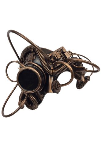 Spiked Steampunk Phantom Mask (Copper)