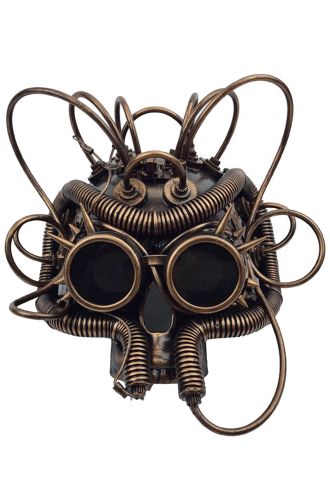 Robot Skull Mask (Copper)