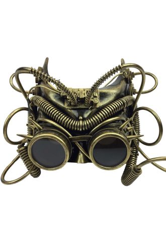 The Steampunk Knight Mask (Gold)