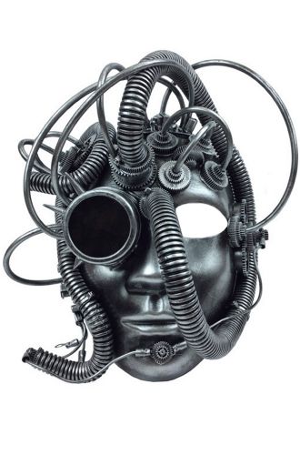 Industrial Figure Mask (Silver)